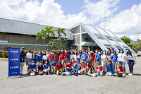 Estudiantes visitan la planta de Valdesia en SC