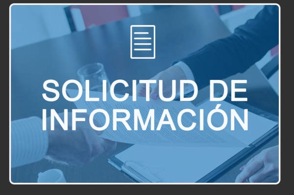 Solicitud de información